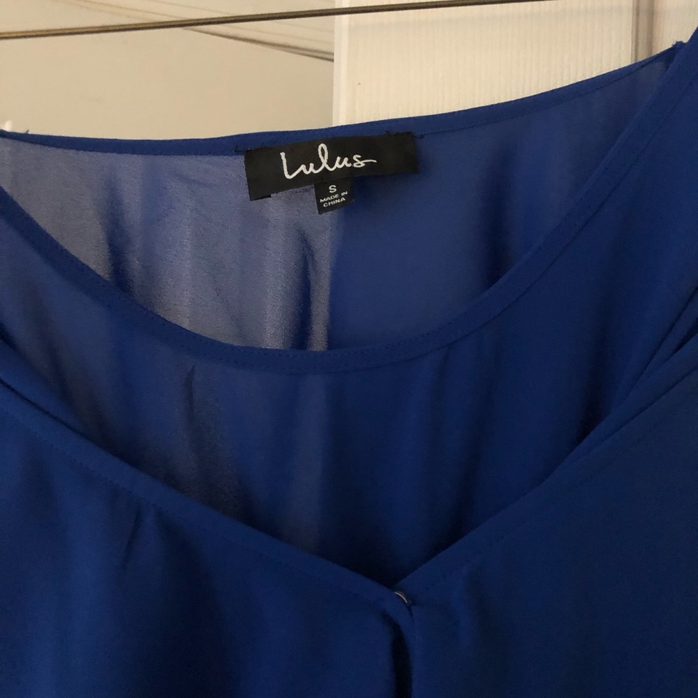 Lulus Ruffle Tie Front Romper - Picture 4 of 4